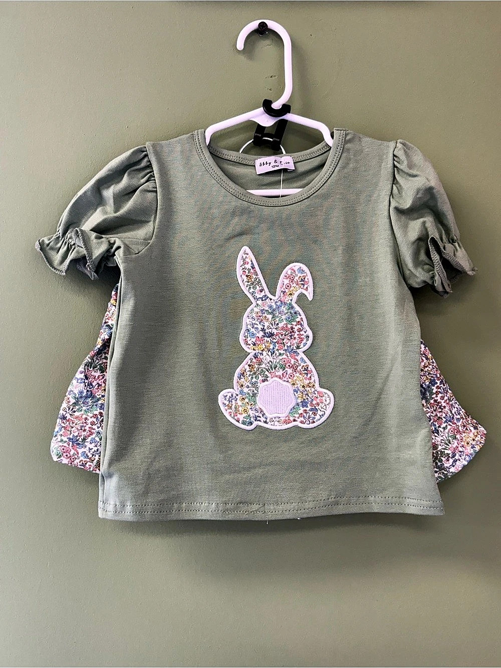 Kids Floral Bunny Matching Set